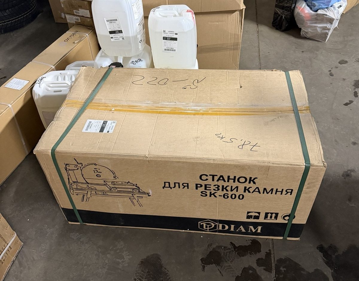 Подготовка к отгрузке — камнерезное оборудование DIAM, Белтриасвет, доставка по Беларуси